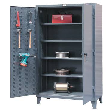 Strong Hold Heavy Duty Pegboard Storage Cabinet